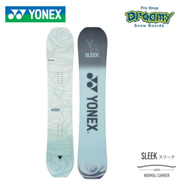 24-25 YONEX ヨネックス SLEEK スリーク SL24 ホワイト スノーボード 板 138/142/146 正規品