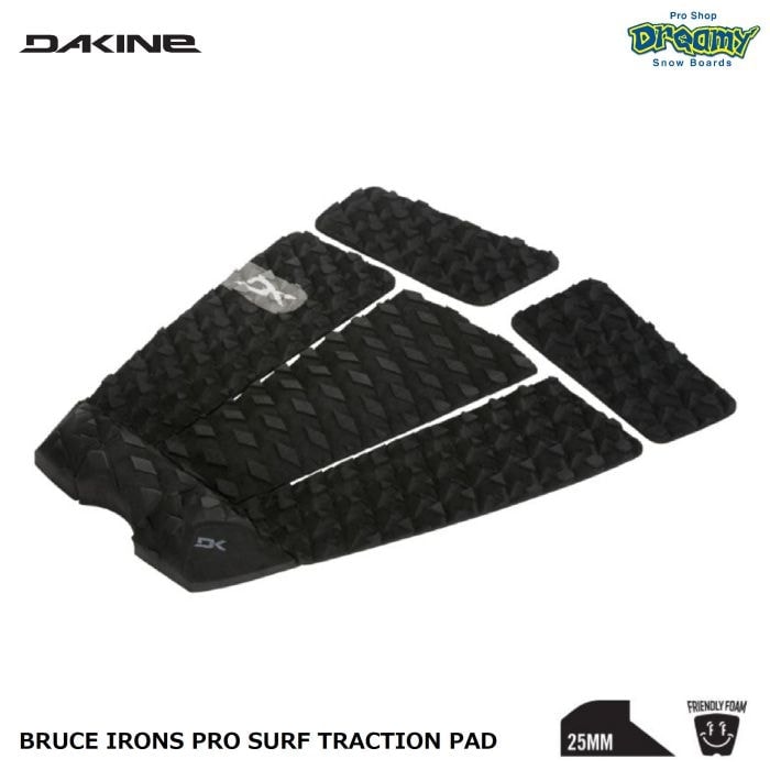 Dakine Bruce Irons Pro Surf Traction Pad - Black Vintage