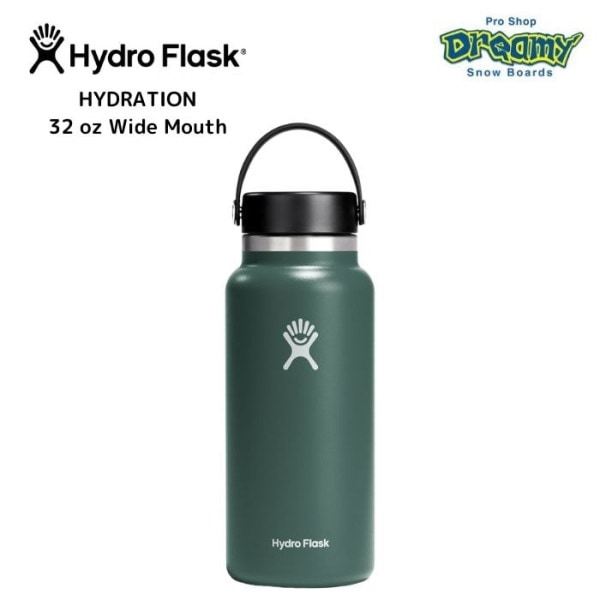 HydroFlask ϥɥե饹 HYDRATION 32oz WIDE MOUTH 8900180131241 Fir ƥ쥹ܥȥ Ǯ¤ ȥɥ  