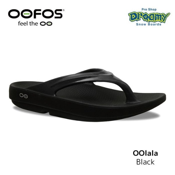 OOFOS �����ե��� OOlala 2000070050182 Black �ꥫ�Х꡼���塼�� �ü쥽���� �׷�ۼ� �������� ������ǽ �ɽ����� ����⤯ ���� ������