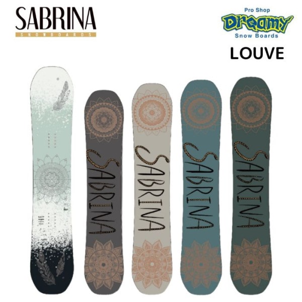 24-25 SABRINA サブリナ LOUVE ハイブリットキャンバー 631-240-05 137/141/143/145 スノーボード 板 2025モデル 正規品