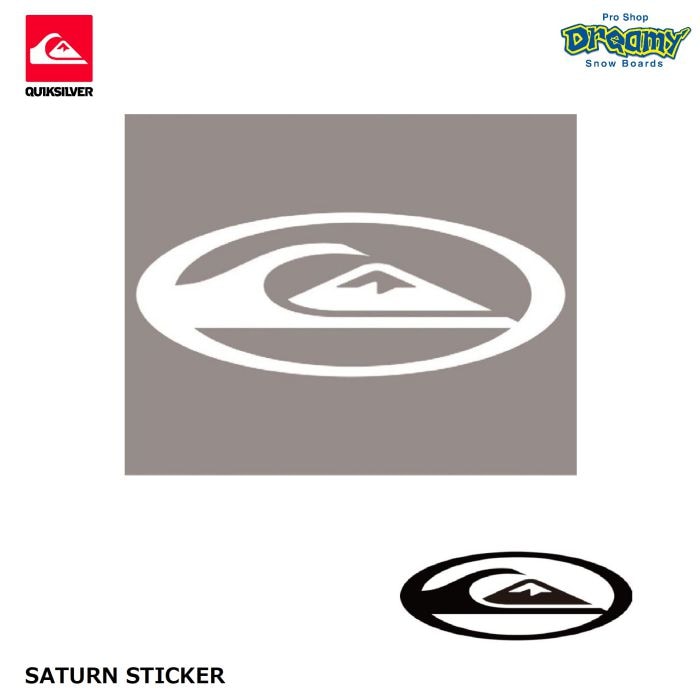 QUIKSILVER クイックシルバー SATURN STICKER QOA215324 ステッカー