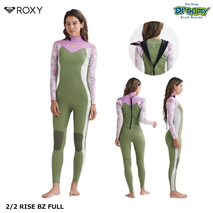 ROXY ロキシー 2/2 RISE BZ FULL RWT241704 フルスーツ バックジップ