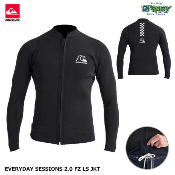 QUIKSILVERåС EVERYDAY SESSIONS 2.0 FZ LS JKT QWT241706 åȥ 㥱å Ĺµ եȥå JapanFiT AQUA ե 