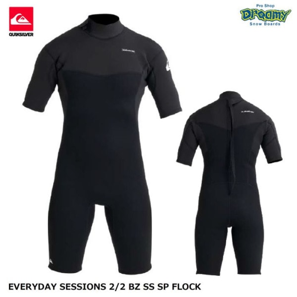 QUIKSILVERåС EVERYDAY SESSIONS 2/2 BZ SS SP FLOCK QWT241709 åȥ Ⱦµ ץ ХååJapanFiT ե BLK 