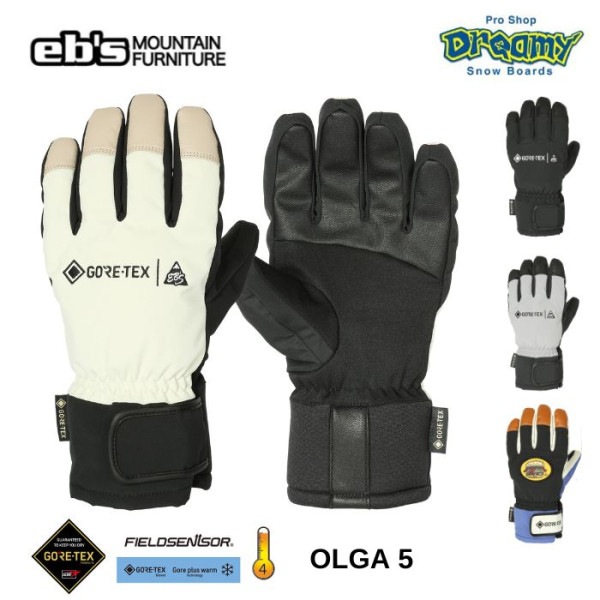24-25 eb's エビス OLGA 5 オルガ5 4400005 インナーグローブ グローブリーシュ スノーグローブ 2025モデル 正規品