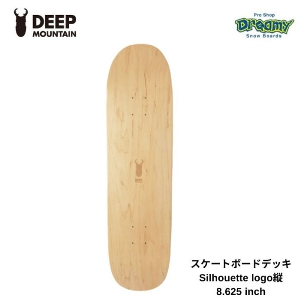 DEEP MOUNTAIN �ǥ����ץޥ���ƥ� �������ȥܡ��ɥǥå� Silhouette logo ���륨�åȥ��� #001 �� 8.625��32.5inch��WB36.7cm �������ȥܡ��� ������