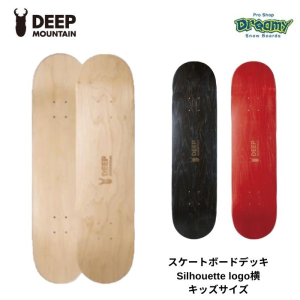 DEEP MOUNTAIN �ǥ����ץޥ���ƥ� �������ȥܡ��ɥǥå� Silhouette logo�ʥ��륨�åȥ��� #002�˲� 7.5��29inch��WB30.5cm ���å������� �������ȥܡ���