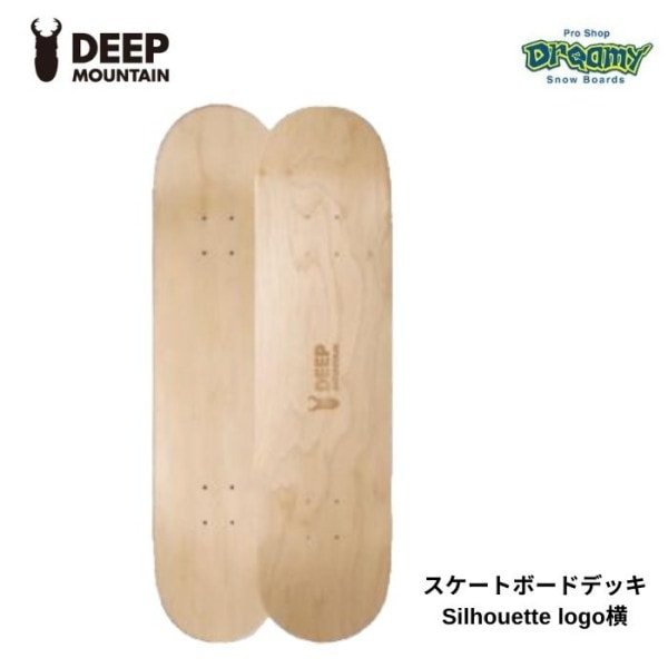 DEEP MOUNTAIN �ǥ����ץޥ���ƥ� �������ȥܡ��ɥǥå� Silhouette logo�ʥ��륨�åȥ��� #002�˲� 7.5��30inch��WB35.5cm �������ȥܡ��� ������