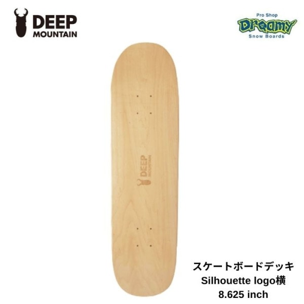 DEEP MOUNTAIN �ǥ����ץޥ���ƥ� �������ȥܡ��ɥǥå� Silhouette logo�ʥ��륨�åȥ��� #002�˲� 8.625��32.5inch��WB36.7cm �������ȥܡ��� ������