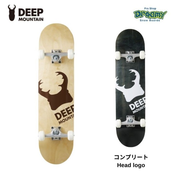 DEEP MOUNTAIN �ǥ����ץޥ���ƥ� ����ץ꡼�� Head logo �إåɥ��� #004 7.5 �� 31 inch �� WB 33.8cm �������ȥܡ��� ������