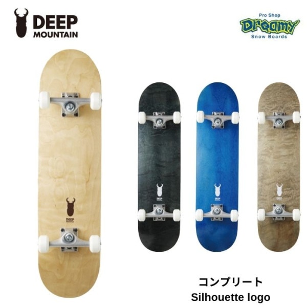 DEEP MOUNTAIN �ǥ����ץޥ���ƥ� ����ץ꡼�� Silhouette logo ���륨�åȥ���  #005 �� 8.0��31.5inch��WB34.2cm �������ȥܡ��� ������