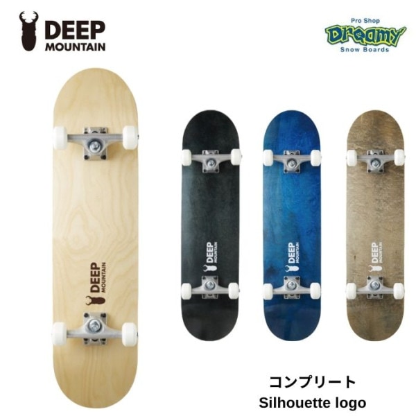 DEEP MOUNTAIN �ǥ����ץޥ���ƥ� ����ץ꡼�� Silhouette logo ���륨�åȥ��� #006 �� 7.75��31.25inch��WB34.2cm �������ȥܡ��� ������