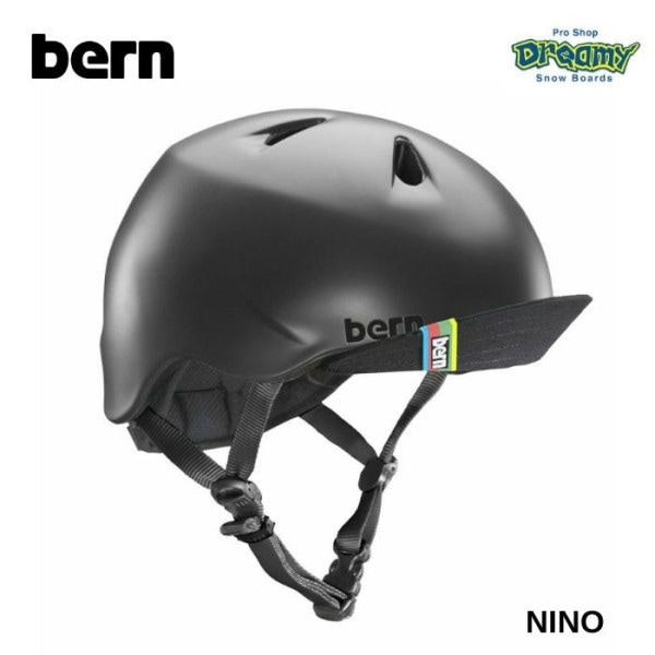 BERN �С��� NINO �إ��å� BEVJB MATTE BLACK �Ҷ��� US FIT �������ȥܡ��� ���Ρ��ܡ��� ������