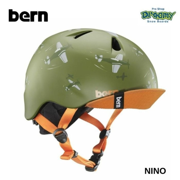 BERN �С��� NINO �إ��å� BEVJB MATTE GREEN DOGFIGHT �Ҷ��� US FIT �������ȥܡ��� ���Ρ��ܡ��� ������