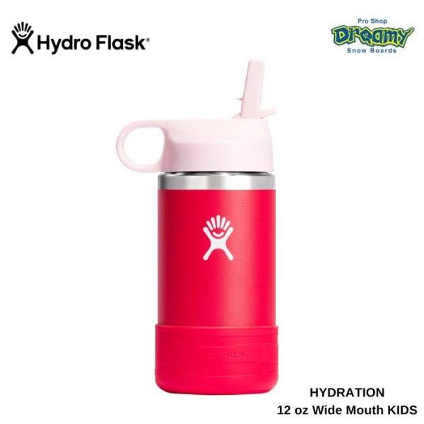 HydroFlask ϥɥե饹 HYDRATION 12 oz Wide Mouth KIDS 89017501022 Goji ƥ쥹ܥȥ Ǯ¤ ȥɥ  