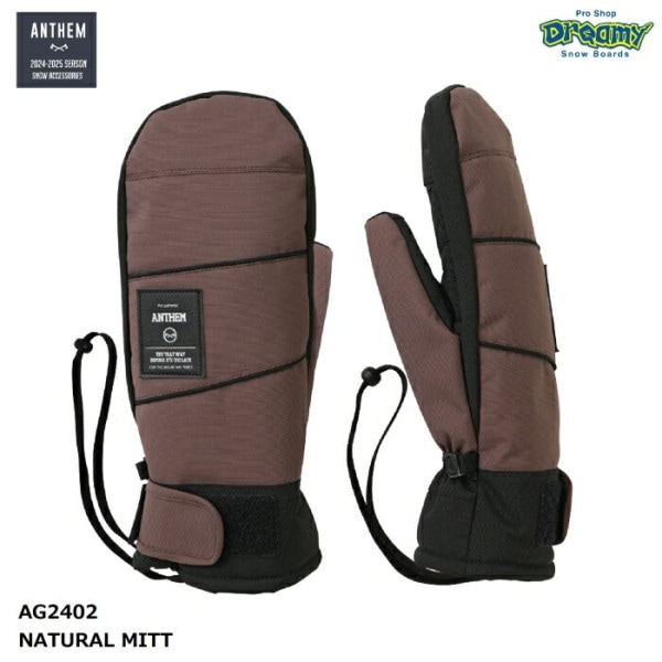 24-25 ANTHEM NATURAL MITT AG2402 Ρߥȥ ROSY BROWN  ѿ尵10,000mm 5ܻػ ꡼  M/L L/XL  Ρܡ 