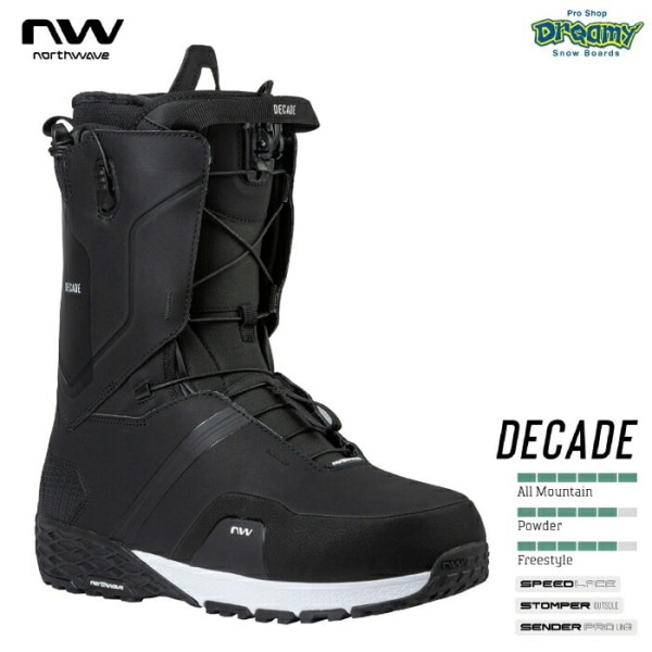 24-25 Northwave Snow DECADE �ǥ������� �֡��� Black �ߥǥ�����ե�å��� ���ԡ��ɥ졼�� ���ȥ�ѡ������ȥ�����  ���Ρ��ܡ��� ������