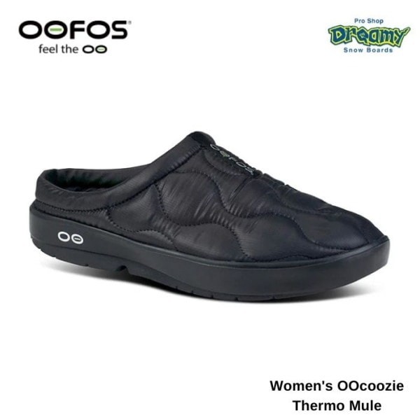OOFOS �����ե��� Women's OOcoozie Thermo Mule 200086005224 BLACK/BLK �ꥫ�Х꡼���塼�� �ü쥽�������⤯ ���� ������