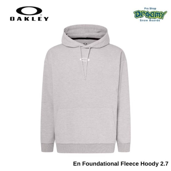 OAKLEY ꡼ En Foundational Fleece Hoody 2.7 New Athletic Grey FOA406930-27B ۴® ե꡼աǥ  