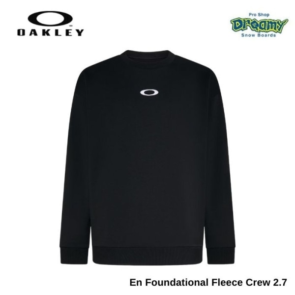 OAKLEY ꡼ En Foundational Fleece Crew 2.7 Blackout FOA406931-02E ۴® ե꡼롼  