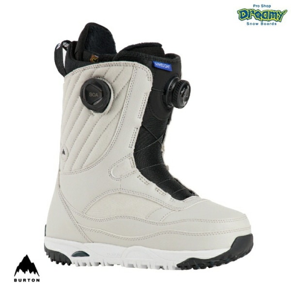 BURTON Сȥ Women's Limelight Boa Wide 215351  磻 ǥ奢륾BOA ߥɥեå  ǥ Ρܡɥ֡ GrayCloud 