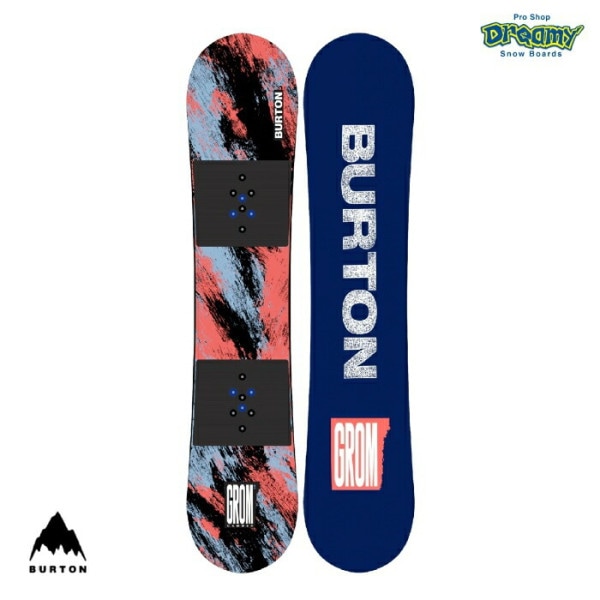 BURTON �С��ȥ� Kids' Grom Camber Snowboard 243811 �����С� �ĥ��� ������ޥ���ƥ� 110-130 3D ���Ρ��ܡ��� ���å��� ��åѡ� �� 24-25  ������