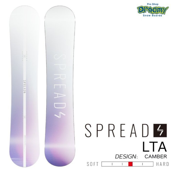 【残りわずか！】23-24 SPREAD スプレッド LTA キャンバーモデル オールラウンド 国産 スノーボード 尾川慎二 板 グラトリ ジブ 2024|ボード|★スノーボード