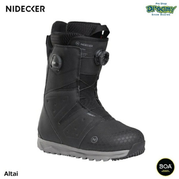 NIDECKER ナイデッカー Altai オールマウンテンコンフォート ミディアムハードフレックス デュアルダイヤルBOA 3Dライナーサポート スノーボードブーツ 正規品|ブーツ|★スノーボード