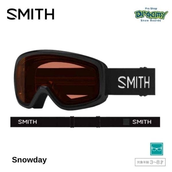 25-26 SMITH ���ߥ� SNOWDAY 010274201 Black ����б� �о�ǯ�� 3��8�� ���Ρ��������� ������