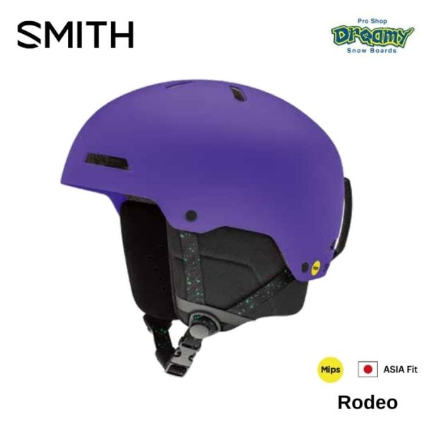 25-26 SMITH ���ߥ� Rodeo MIPS 0102764mu Matte Ultraviolet �������ե��å� S/M/L ���Ρ��إ��å� ������