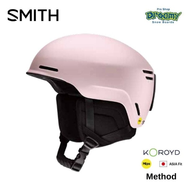25-26 SMITH ���ߥ� Method MIPS 0102764mc Matte Carnation Koroyd �������ե��å� S/M ���Ρ��إ��å� ������