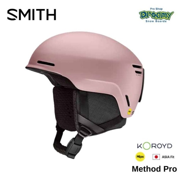 25-26 SMITH ���ߥ� Method Pro MIPS 0102764md Matte Dusk Koroyd �������ե��å� S/M/L ���Ρ��إ��å� ������