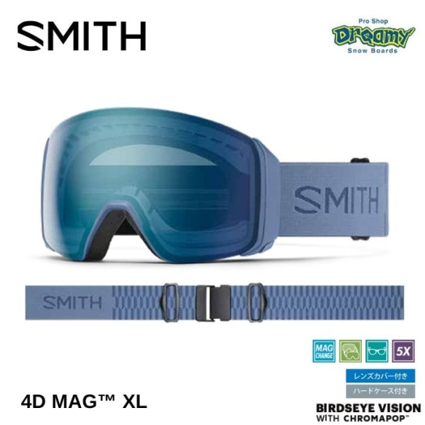 25-26 SMITH ߥ 4D MAG XL 010276011 Granite Blue 󥺥С/ϡɥ° ޥݥåץ Ρ 