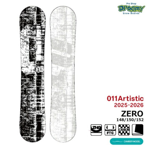25-26 011 Artistic ZERO 148/150/152 󥢡ƥƥå  եåȥĥ󥭥Сǥ ȥ  Ρܡ  2026 