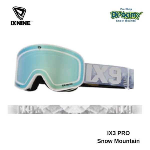 25-26 IX NINE �������å����ʥ��� IX3 PRO Snow Mountain ICE Blue PhotoChromic 54825702 ���ߤ� �إ��å��б� ���Ρ��������� ������