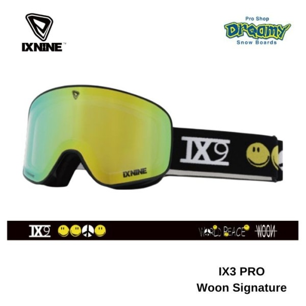 25-26 IX NINE �������å����ʥ��� IX3 PRO Woon Signature ICE Gold PhotoChromic 54825703 ���ߤ� �إ��å��б� ���Ρ��������� ������