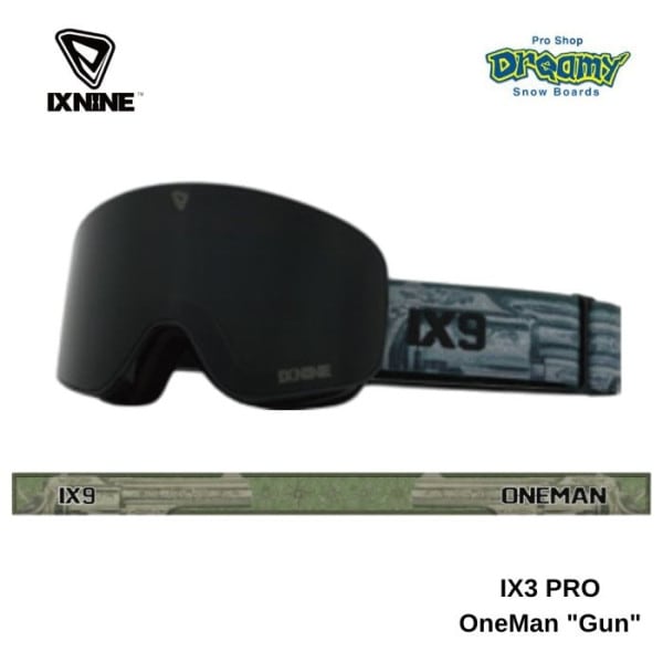 25-26 IX NINE �������å����ʥ��� IX3 PRO OneMan ��Gun�� Dark Grey 54825711 ����å����󥷥��ƥ� ���ߤ� �إ��å��б� ���Ρ��������� ������