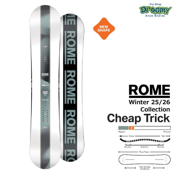25-26 ROME Cheap Trick 148/151/154 �ե塼����󥭥��С� �ĥ��� ���եȥե�å��� �ѡ��� ������ޥ���ƥ� ������ 21025029 ���Ρ��ܡ��� �� ������