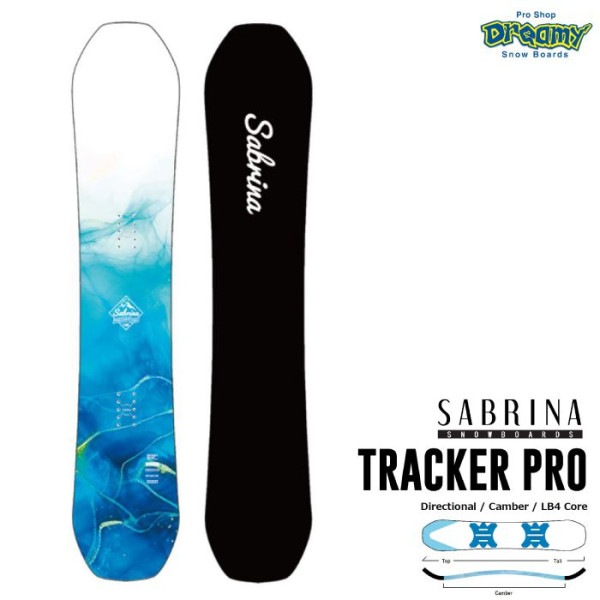 25-26 SABRINA TRACKER PRO 144/148 ディレクショナル キャンバー オールマウンテン パウダー サブリナ トラッカープロ レディース スノーボード 板 正規品