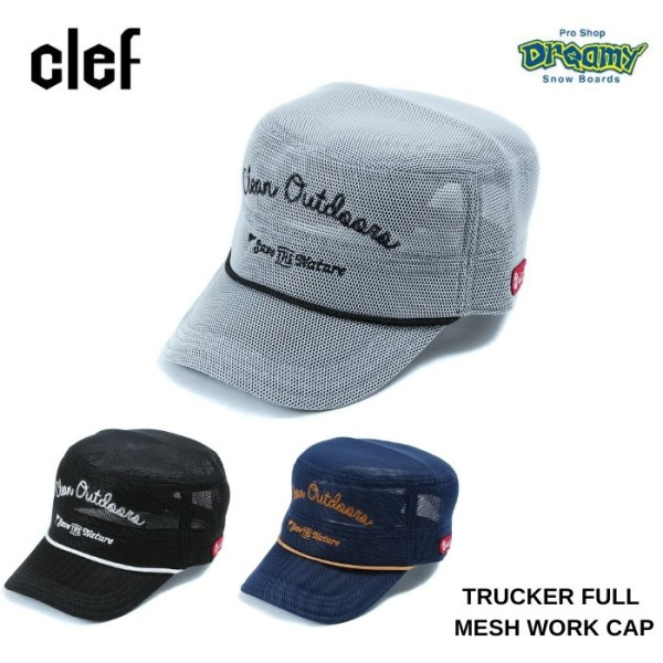clef  TRUCKER FULL MESH WORK CAP RB7015 SIZE56cm60cm ȥå եå å ۿ®Ǻ ˹  