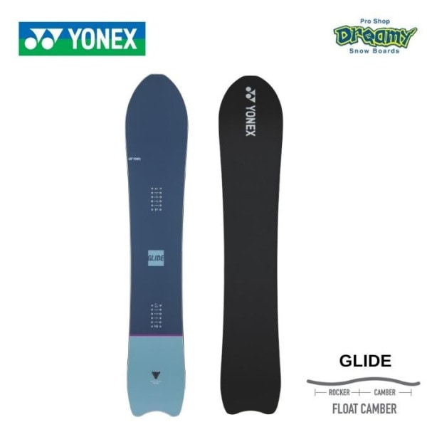 25-26 YONEX ヨネックス GLIDE グライド GL25 ネイビーブルー カービング パウダー スノーボード 板 157/161 正規品|ボード|★スノーボード