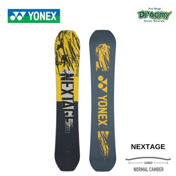25-26 YONEX ヨネックス NEXTAGE ネクステージ NX25 イエロー/ブラック パーク グラトリ スノーボード 板 143/147/150/153/156 正規品