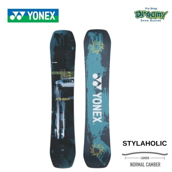 25-26 YONEX ヨネックス STYLAHOLIC スタイラホリック SH25 ターコイズ/ブラック スノーボード 板 138/143/148/151/154/157W/160W 正規品|ボード