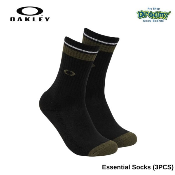 OAKLEY ꡼ ESSENTIAL SOCKS 3ѥå FOS900271-02E BLACKOUT   å  