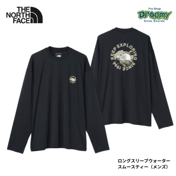 THE NORTH FACE �Ρ����ե����� ���󥰥��꡼�֥������������ࡼ���ƥ��� NT12432 �֥�å���K ��� �۴�®�� UV������ Ĺµ T����� ������