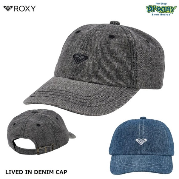 ROXY LIVED IN DENIM CAP RCP251317 å 6ѥͥ ȥåץХå ֥֥ ǥ˥ Ƭ49-61cm ɥåȥܥե㥹 ?  