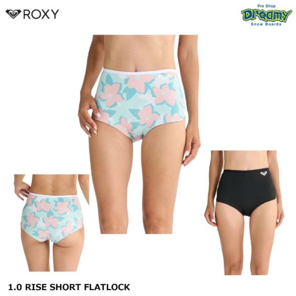 ROXY 1.0 RISE SHORT FLATLOCK RWT251712 ॷ硼 1mm Ķ̥̿Ǻ AQUA ѥեå ե SUP  åȥ 