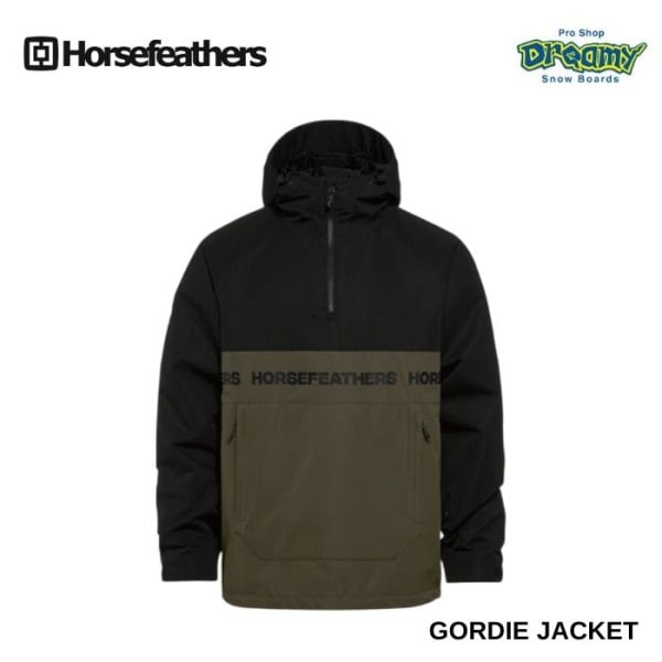 25-26 Horsefeathers �ۡ����ե������� GORDIE JACKET OM322J black/olive night �롼���ե��å� ���Ρ������� ���㥱�å� ��� ������