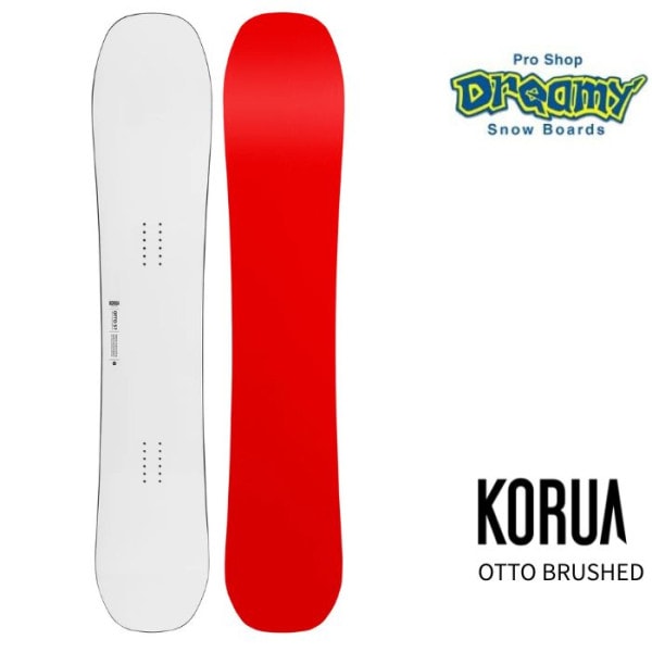 KORUA コルア OTTO BRUSHED 150/154/157/160 フロートキャンバー ラディアスサイドカット フリースタイル カービング オールラウンド スノーボード 板 正規品